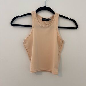PrettyLittleThing Light Peach Tank Top